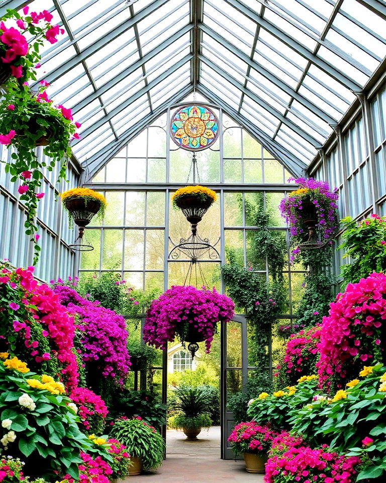 floral cathedral greenhouse - 20 Fantasy Greenhouse Ideas