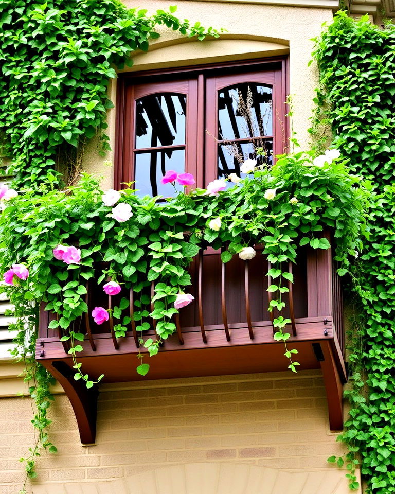 floral trellis juliet balcony - 20 Juliet Balcony Ideas