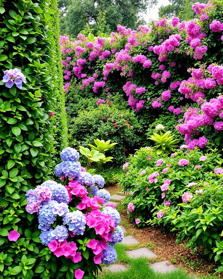 flowering shrub borders secret garden - 40 Secret Garden Ideas