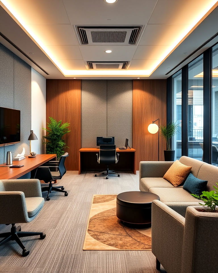 focus on acoustics law office interior design - 15 Law Office Interior Design Ideas