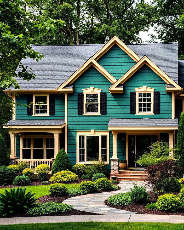 forest green vinyl siding - 40 Vinyl Siding Colors