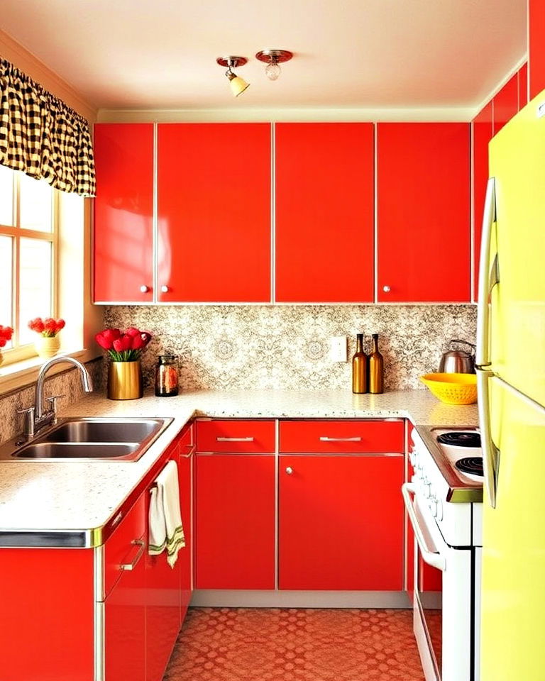 formica countertops for busy kitchen - 15 1960s Kitchen Ideas