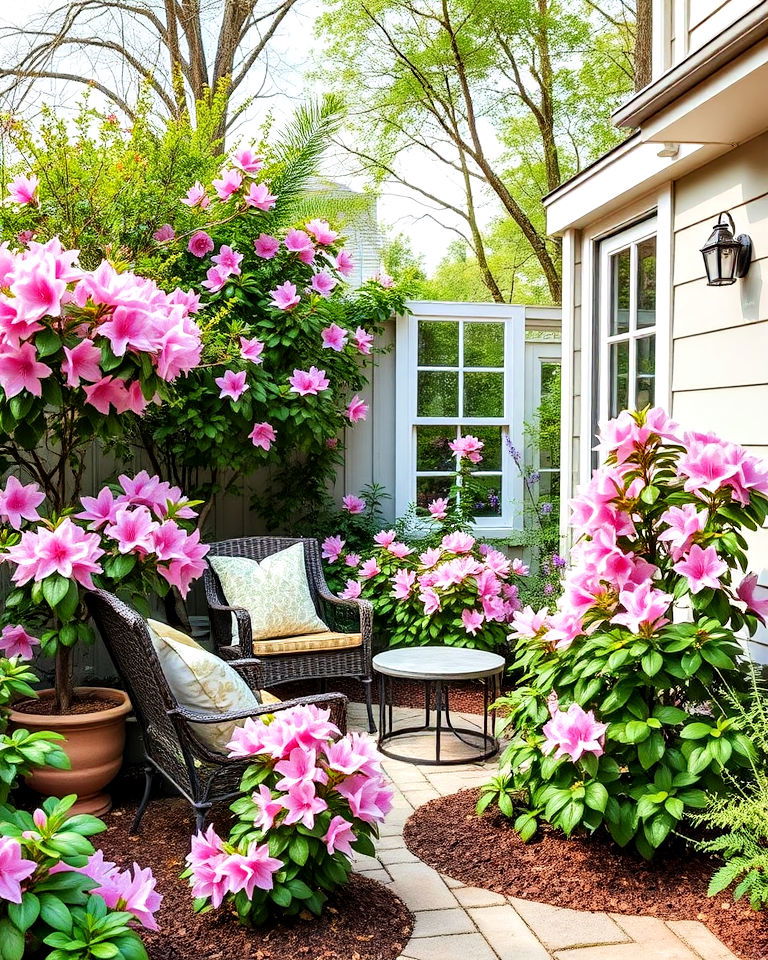 fragrant azalea garden nook - 15 Azalea Garden Ideas