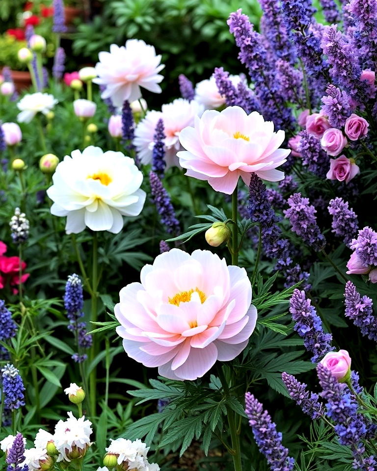 fragrant peony garden for relaxation - 15 Peony Garden Design Ideas