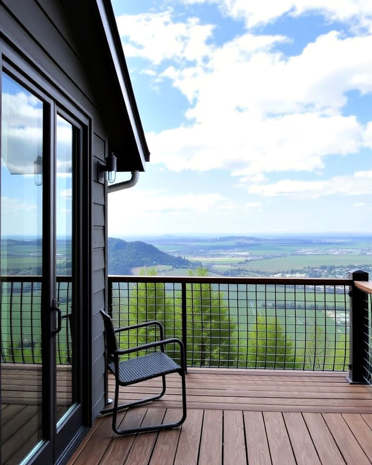 frameless hog wire design railing - 15 Hog Wire Deck Railing Ideas