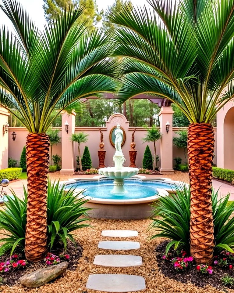 framing outdoor features pine straw landscaping - 15 Pine Straw Landscaping Ideas