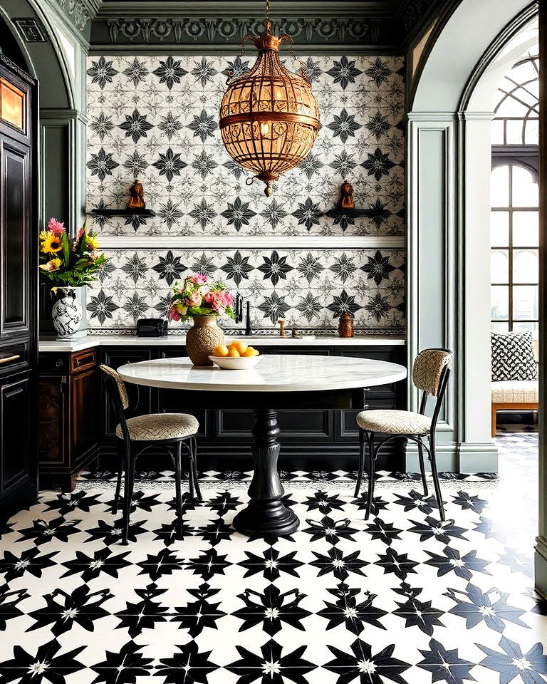 french quarter inspired tiles to classic black and white designs - 15 New Orleans-style Interior Decorating Ideas