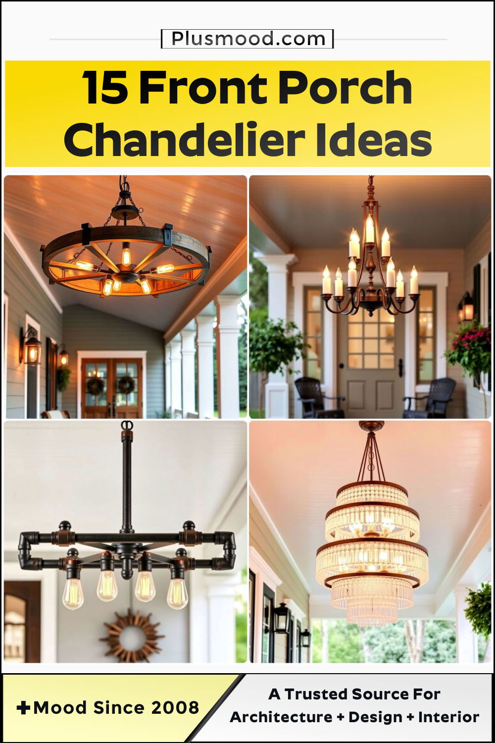 front porch chandelier ideas to follow