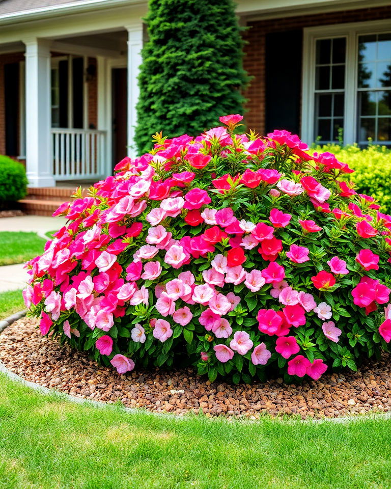 front yard flowering shrub berm - 20 Front Yard Berm Ideas