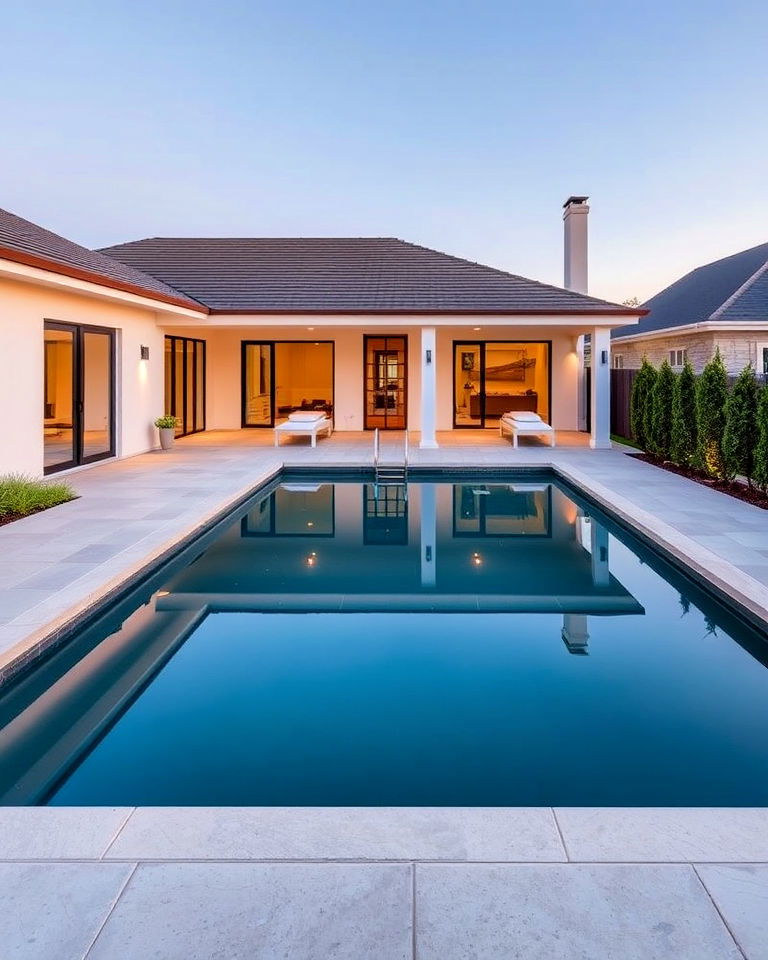 front yard modern minimalist pool - 15 Front Yard Pool Ideas
