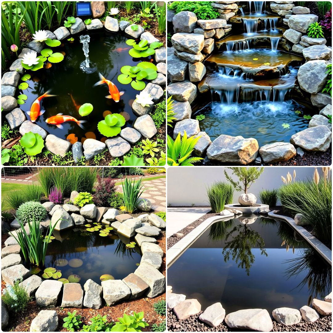 front yard pond ideas