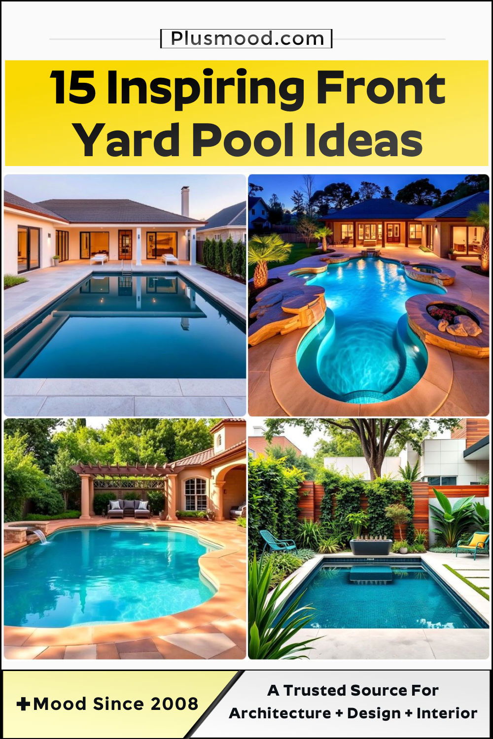 front yard pool ideas to copy