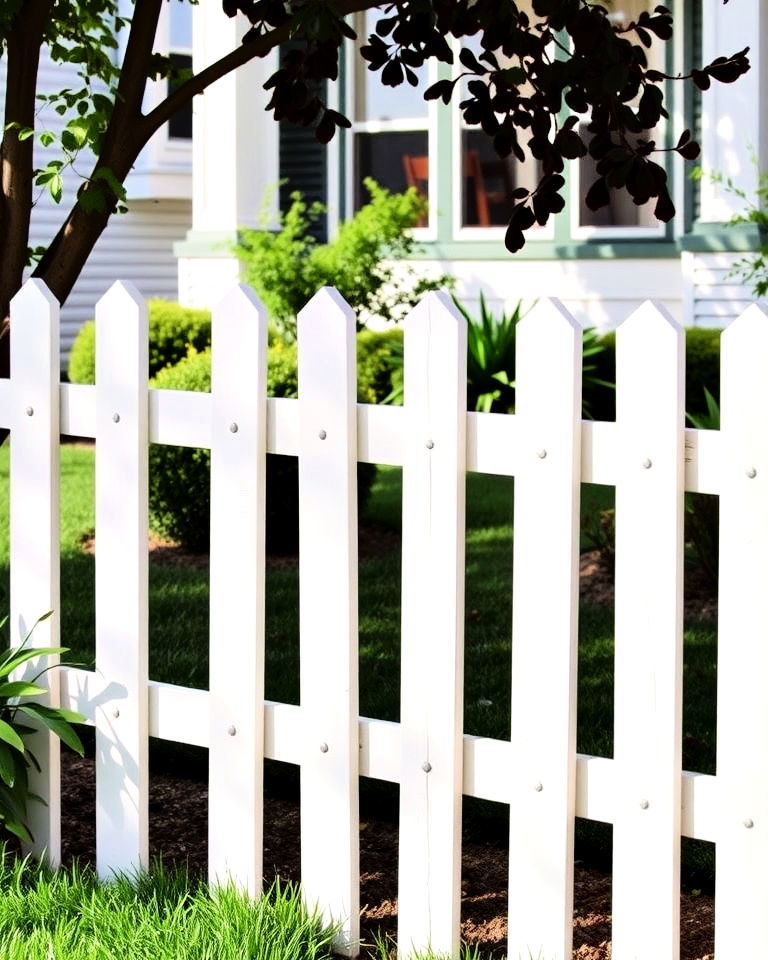 front yard spaced picket fence - 15 Front Yard Picket Fence Ideas