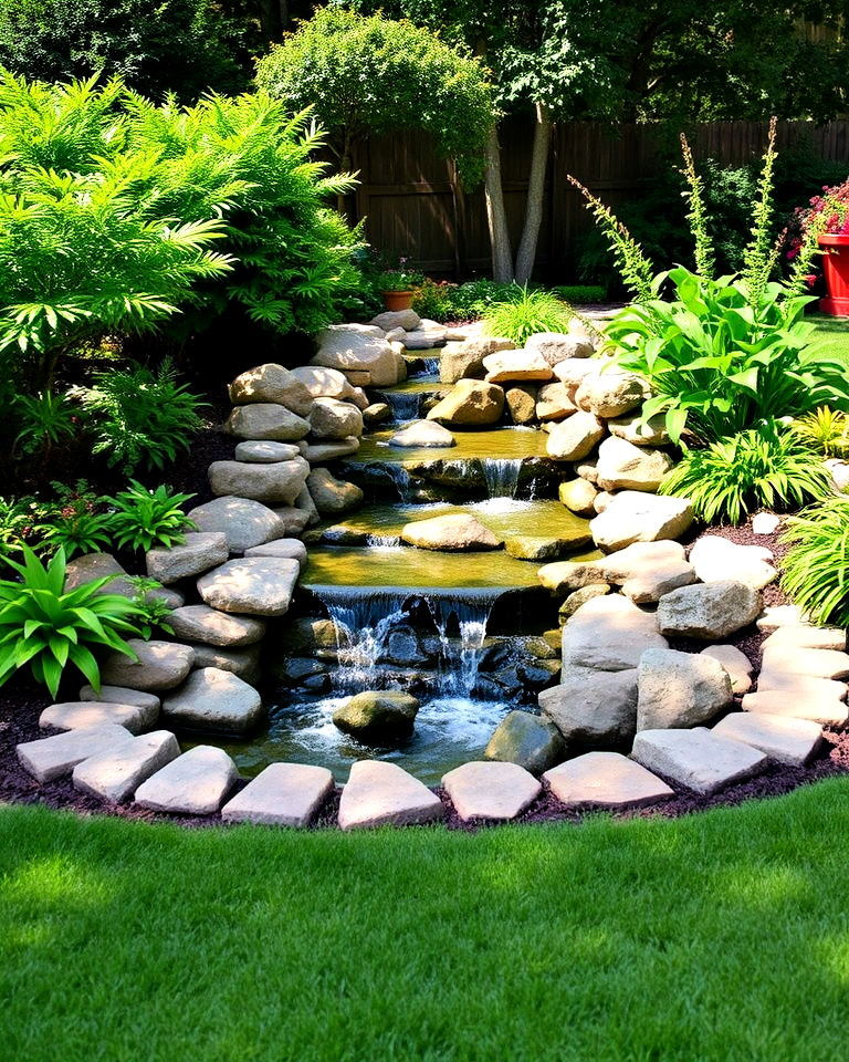 front yard water feature berm - 20 Front Yard Berm Ideas