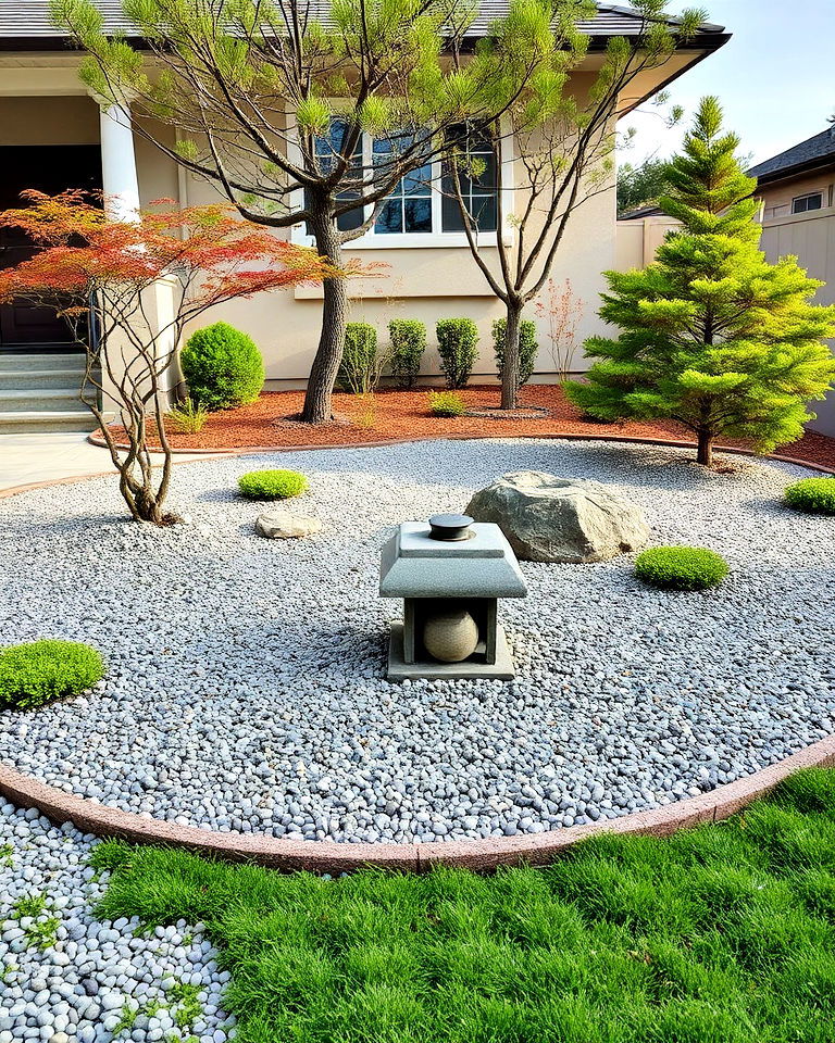 front yard zen garden berm - 20 Front Yard Berm Ideas