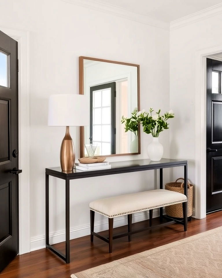 functional entryway in transitional home - 25 Transitional Interior Design Ideas