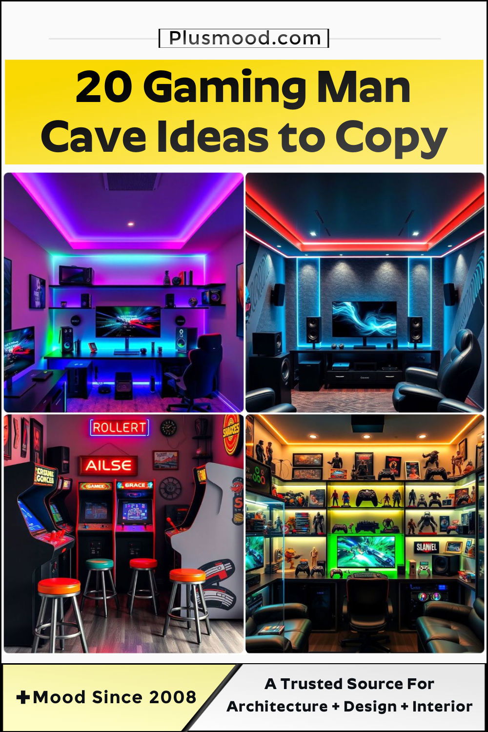 gaming man cave ideas
