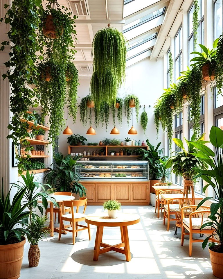 garden inspired retreat bakery interior - 15 Bakery Interior Design Ideas