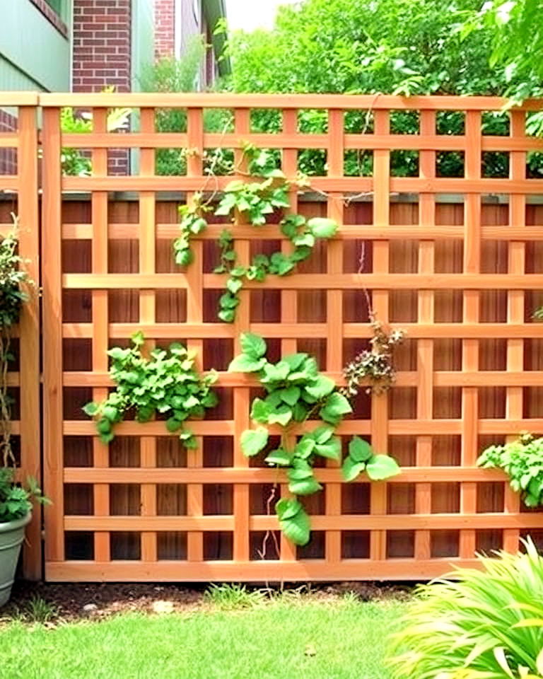 garden lattice walls design - 20 Outdoor Accent Wall Ideas