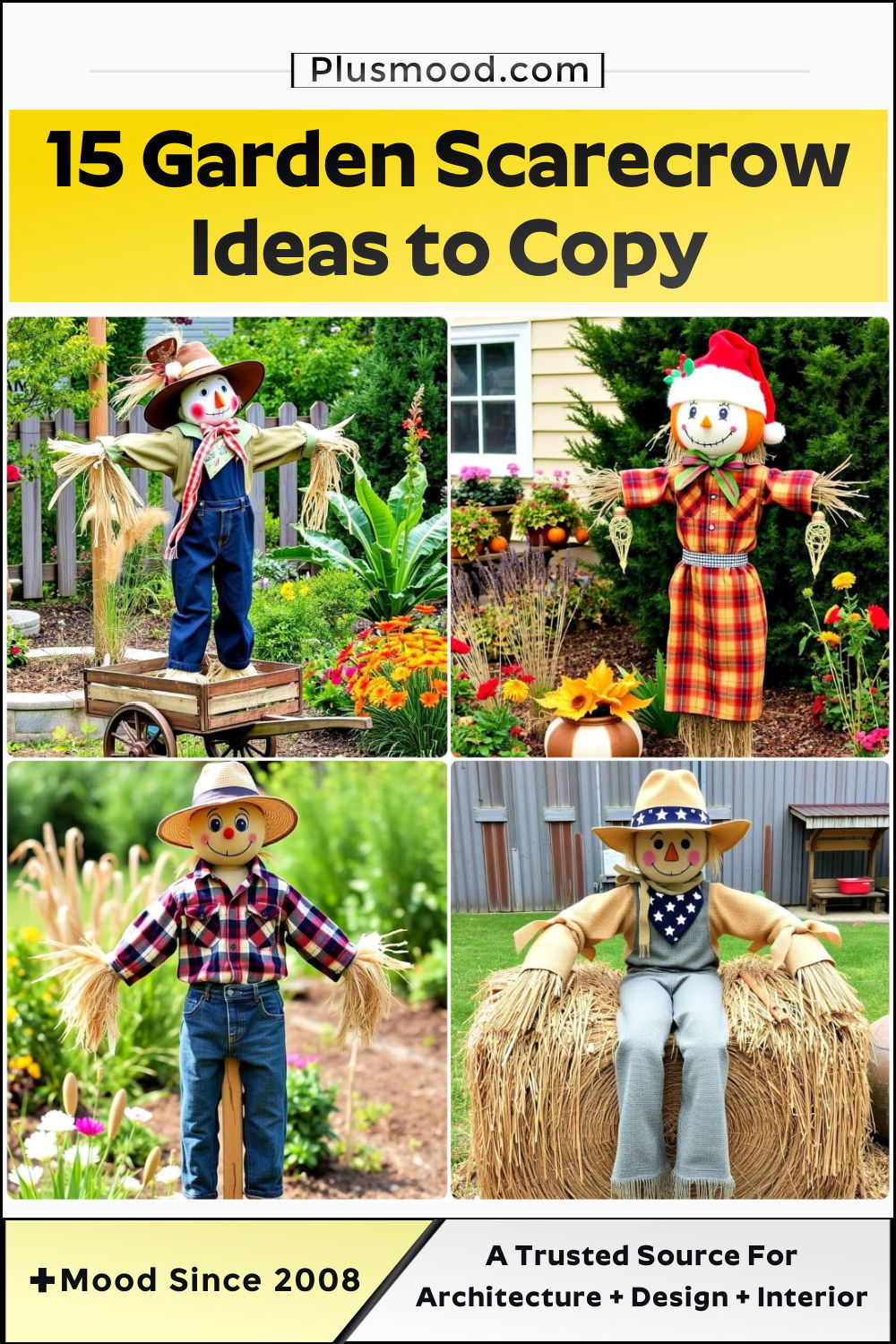 garden scarecrow ideas to copy