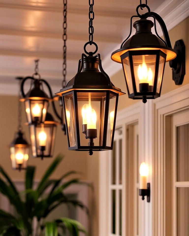 gas lanterns or lantern style lighting - 15 New Orleans-style Interior Decorating Ideas