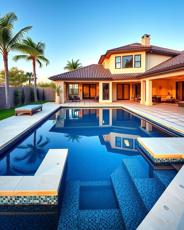 geometric fiberglass pool - 15 Fiberglass Pool Designs