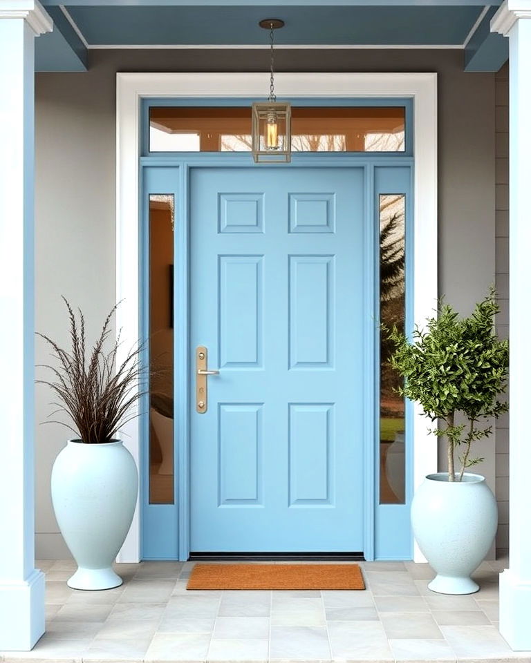 glacier blue front door - 30 Blue Front Door Colors