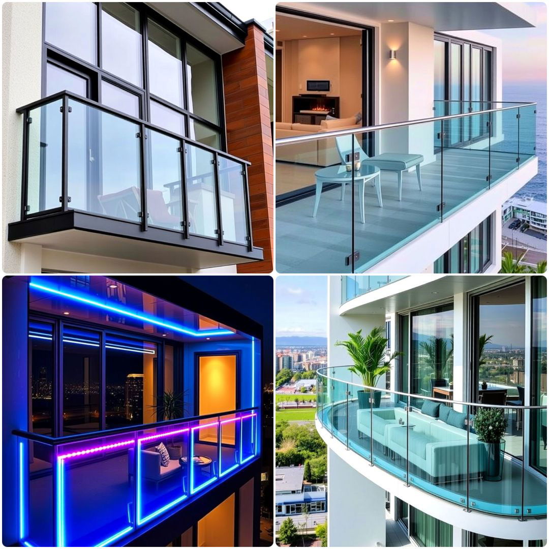 glass balcony design ideas
