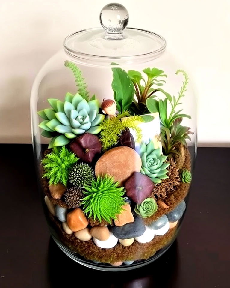 glass terrarium enclosure - 15 Enclosed Garden Ideas