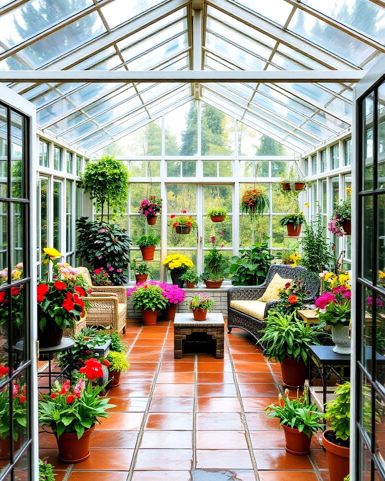 glasshouse patio garden - 15 Enclosed Garden Ideas