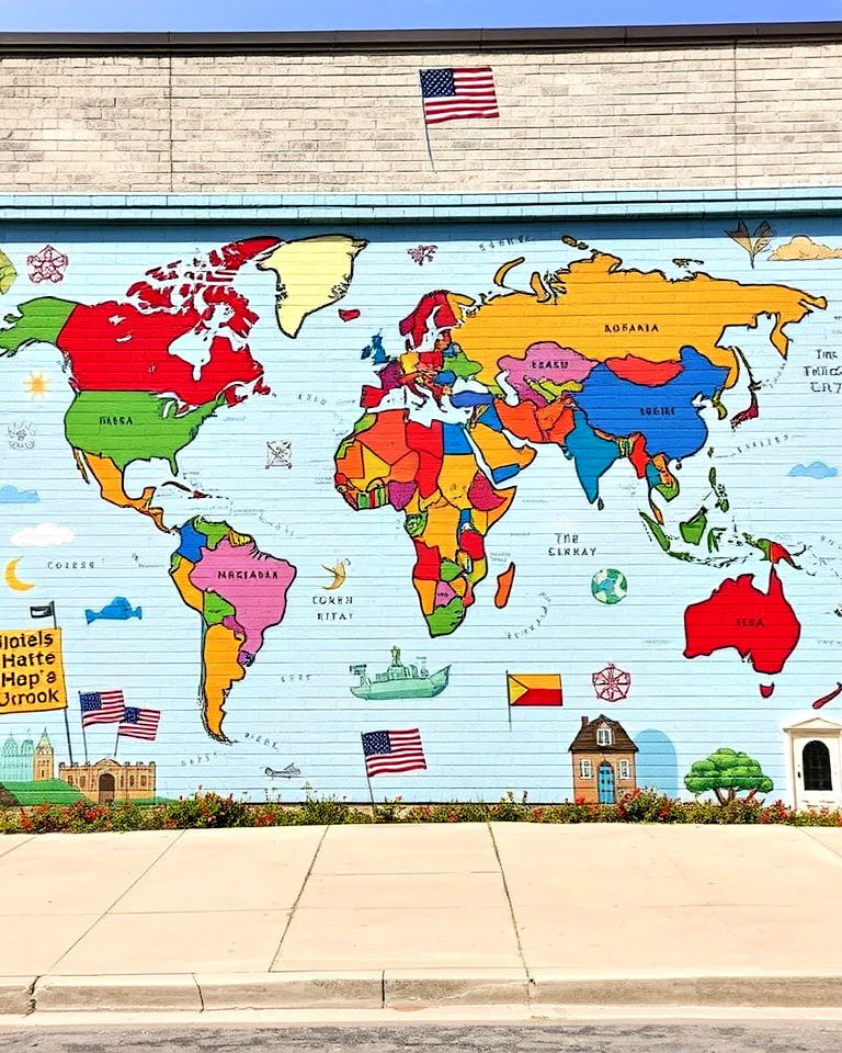 global connections small town mural - 15 Small Town Murals