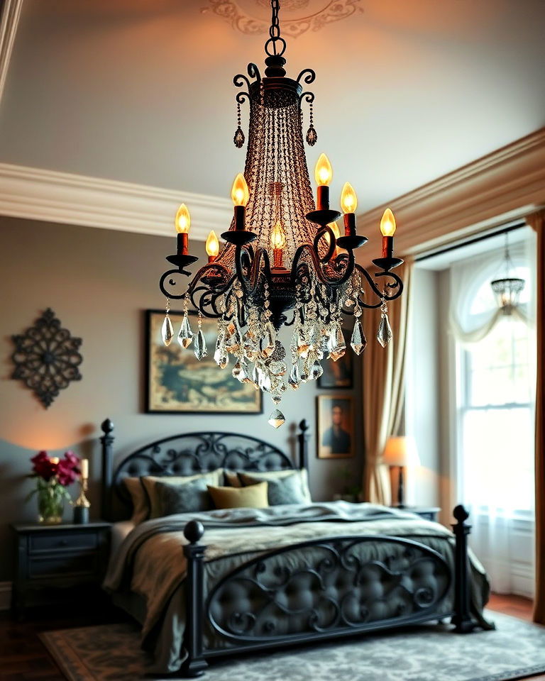 gothic boho dramatic lighting fixtures - 20 Gothic Boho Decor Ideas