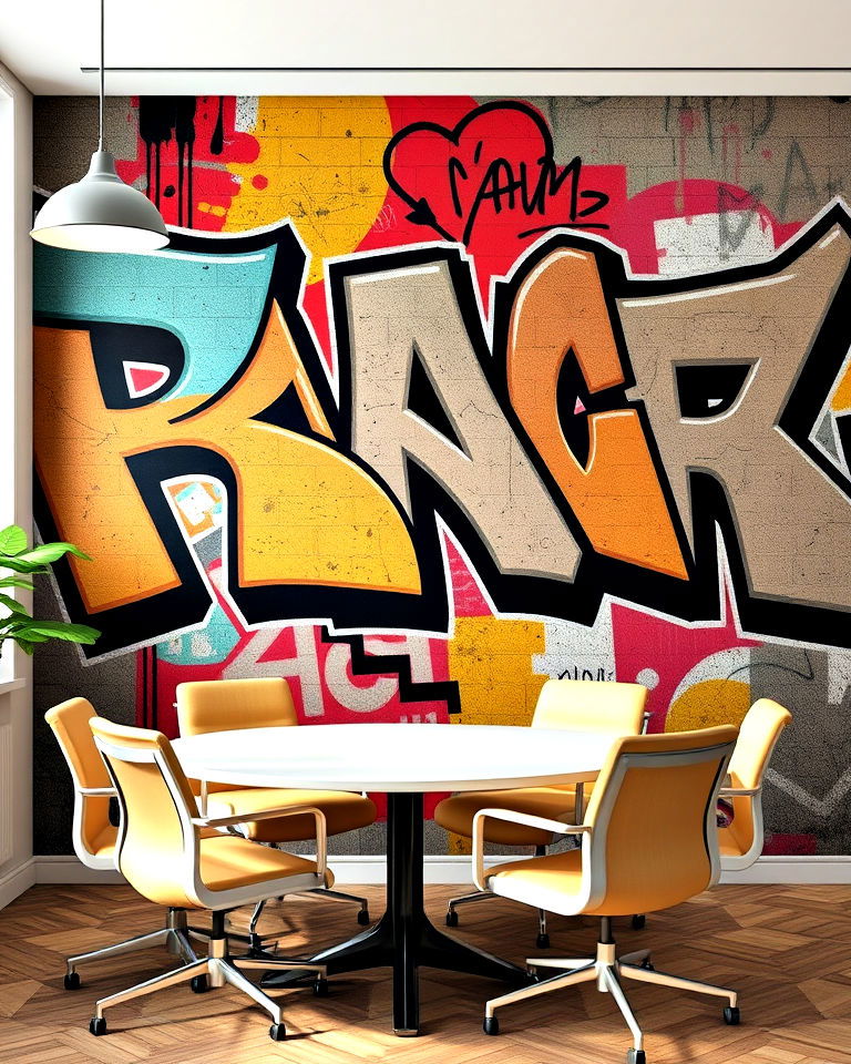 graffiti art office murals - 30 Office Wall Murals