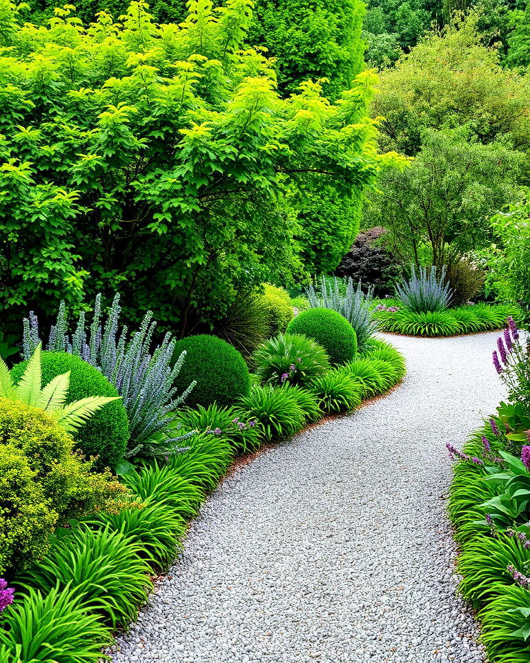 gravel pathway with green border - 20 Irish Garden Ideas