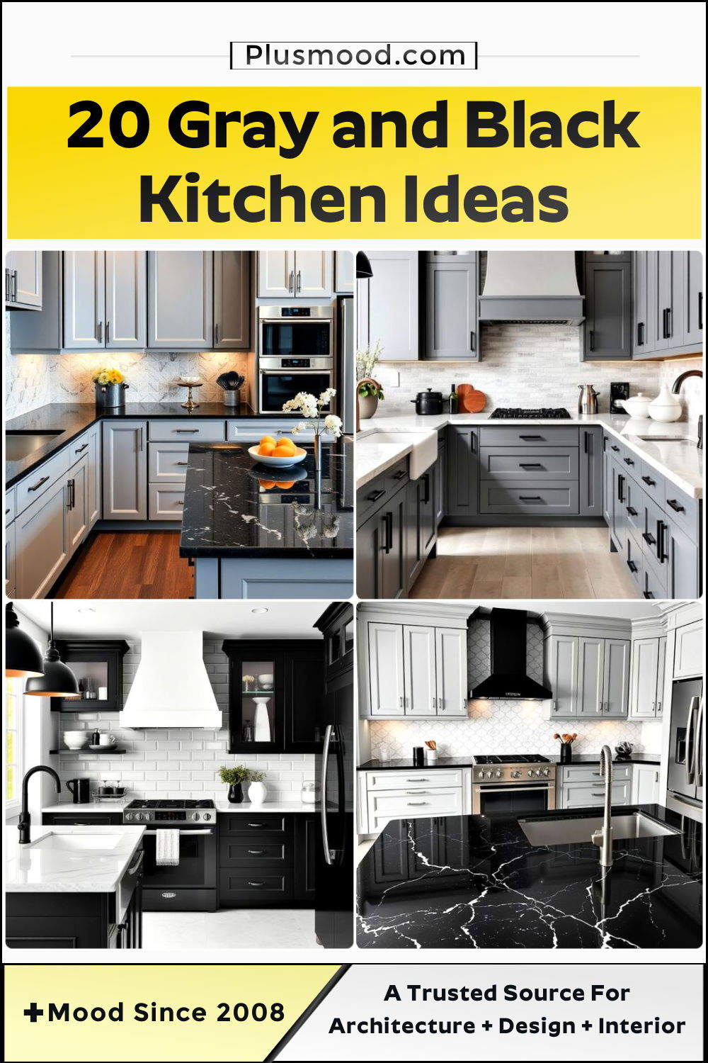 gray and black kitchen ideas to copy