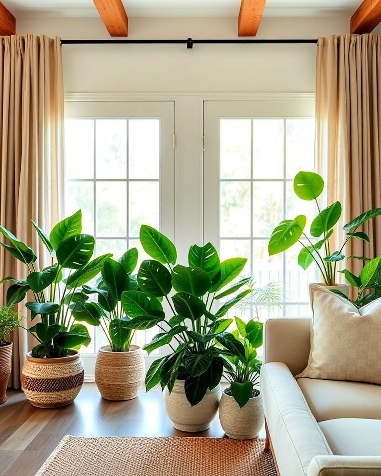 greenery and plants california casual interior - 20 California Casual Interior Design Ideas