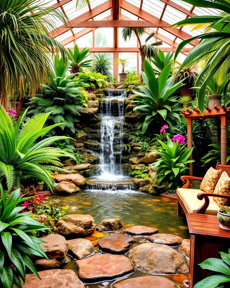 greenhouse into a tropical paradise - 20 Fantasy Greenhouse Ideas