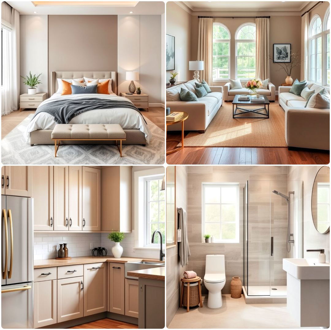 greige interior design ideas