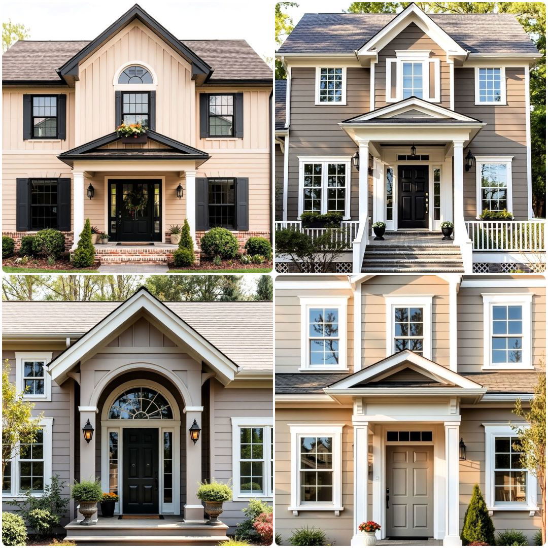 greige paint colors for exteriors