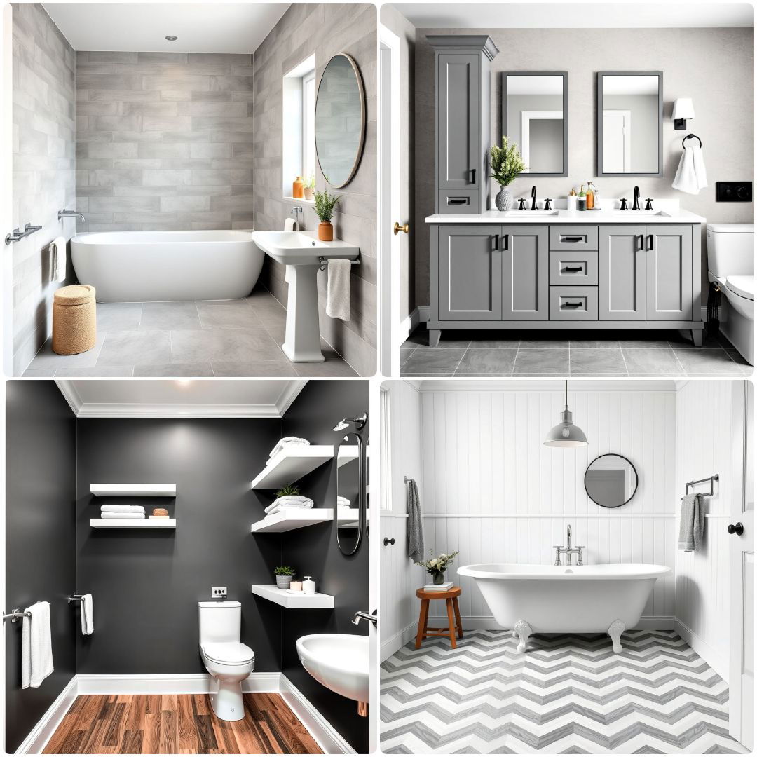 grey and white bathroom ideas