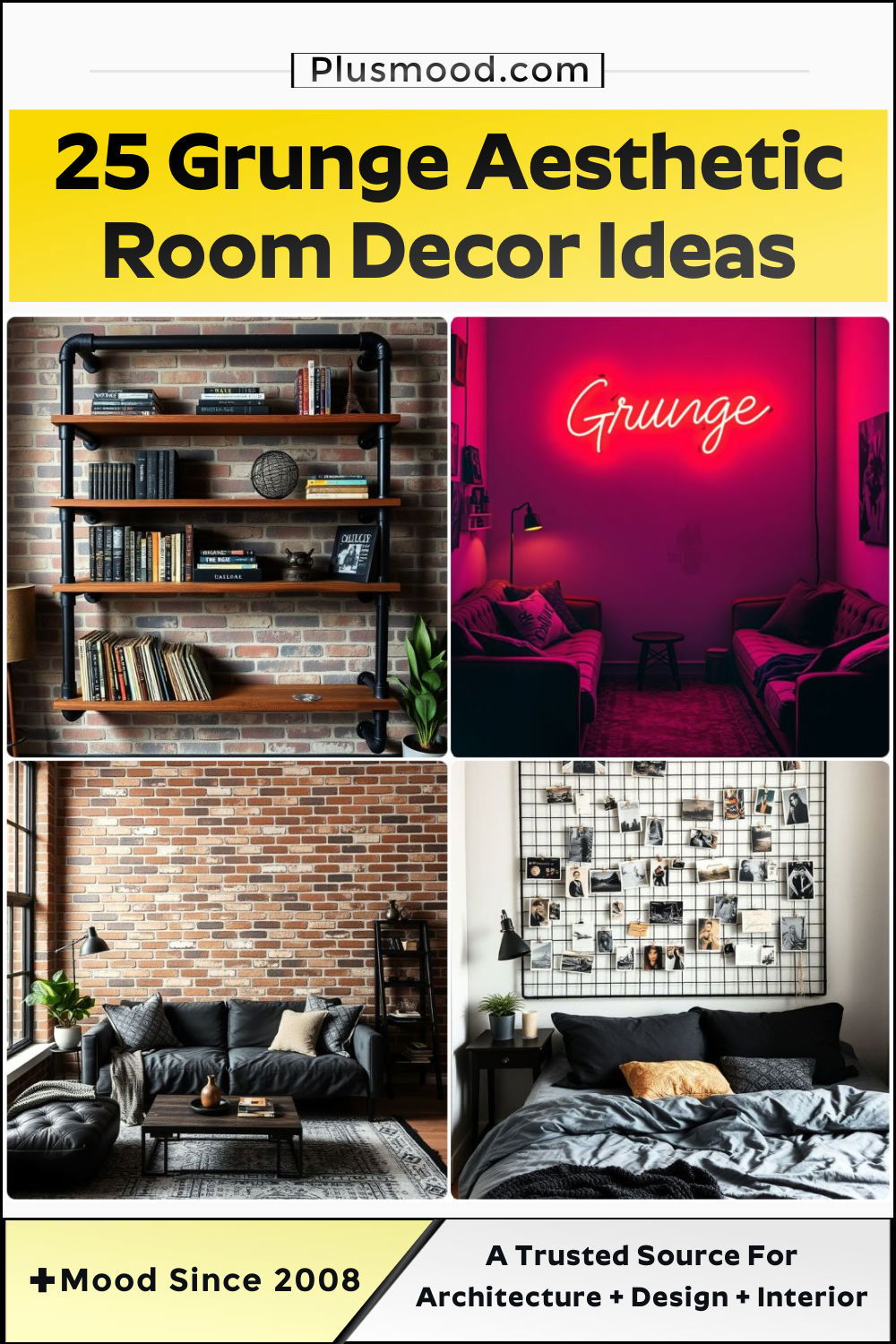 grunge aesthetic room decor