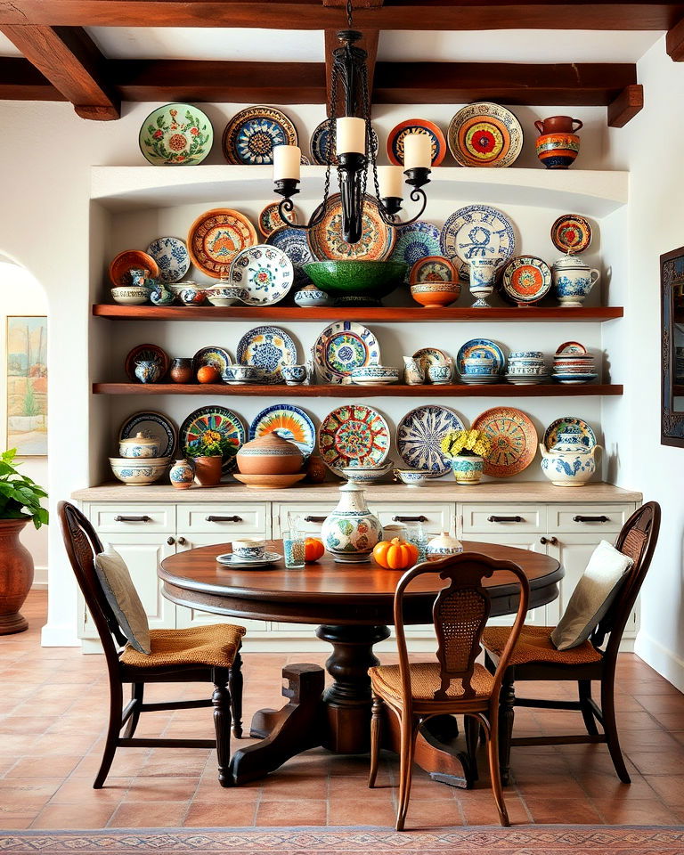 handcrafted ceramics for artisanal charm - 15 Rustic Italian Decor Ideas
