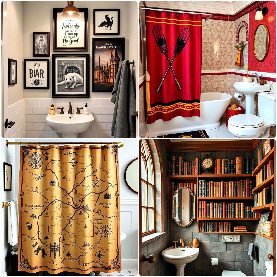 25 Harry Potter Bathroom Ideas for a Magical Home Decor