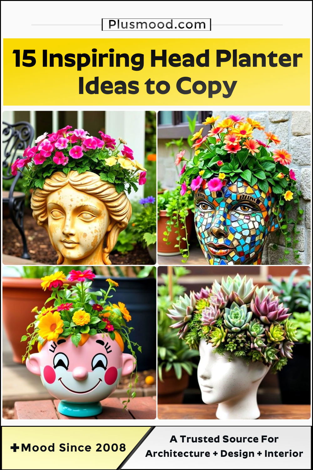 head planter ideas