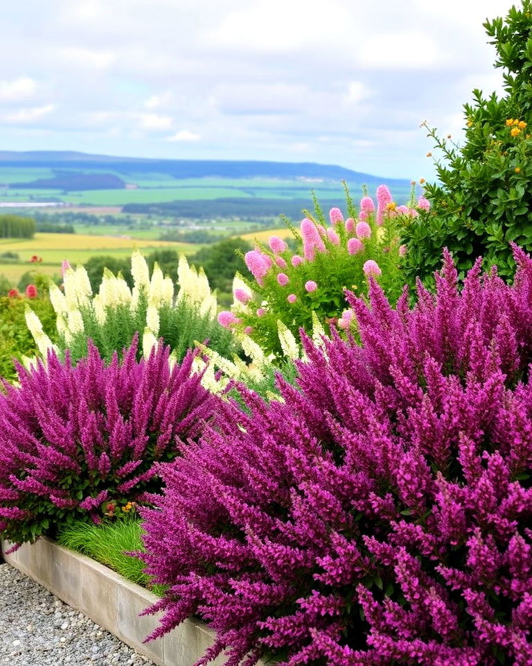 heather beds for year round color - 20 Irish Garden Ideas