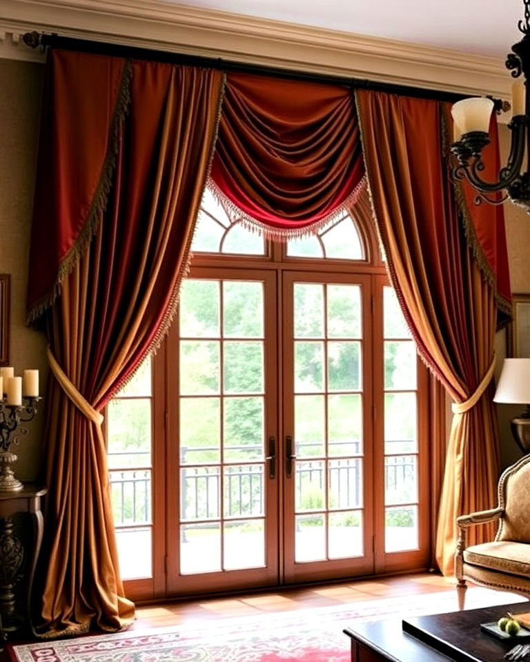 heavy drapery for old world interior design - 20 Old World Interior Design Ideas
