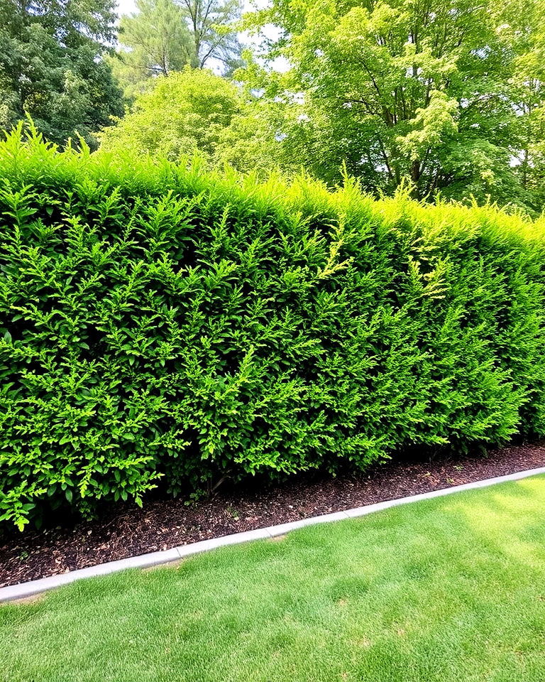 hedge fence for privacy and beauty - 40 Types of Fences