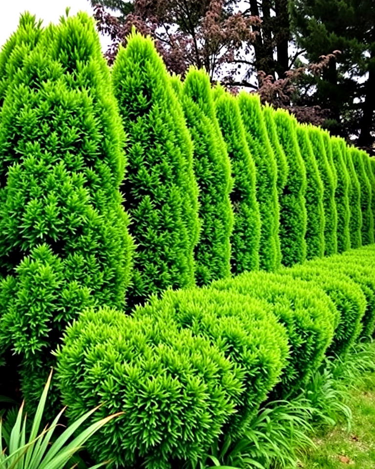 hedge walls for natural privacy - 25 Front Yard Privacy Landscaping Ideas