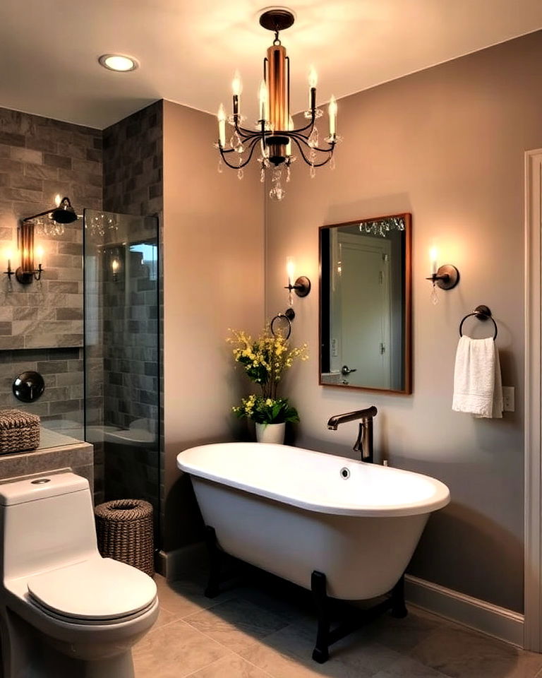 high end lighting for bathroom - 30 Dream Bathroom Ideas