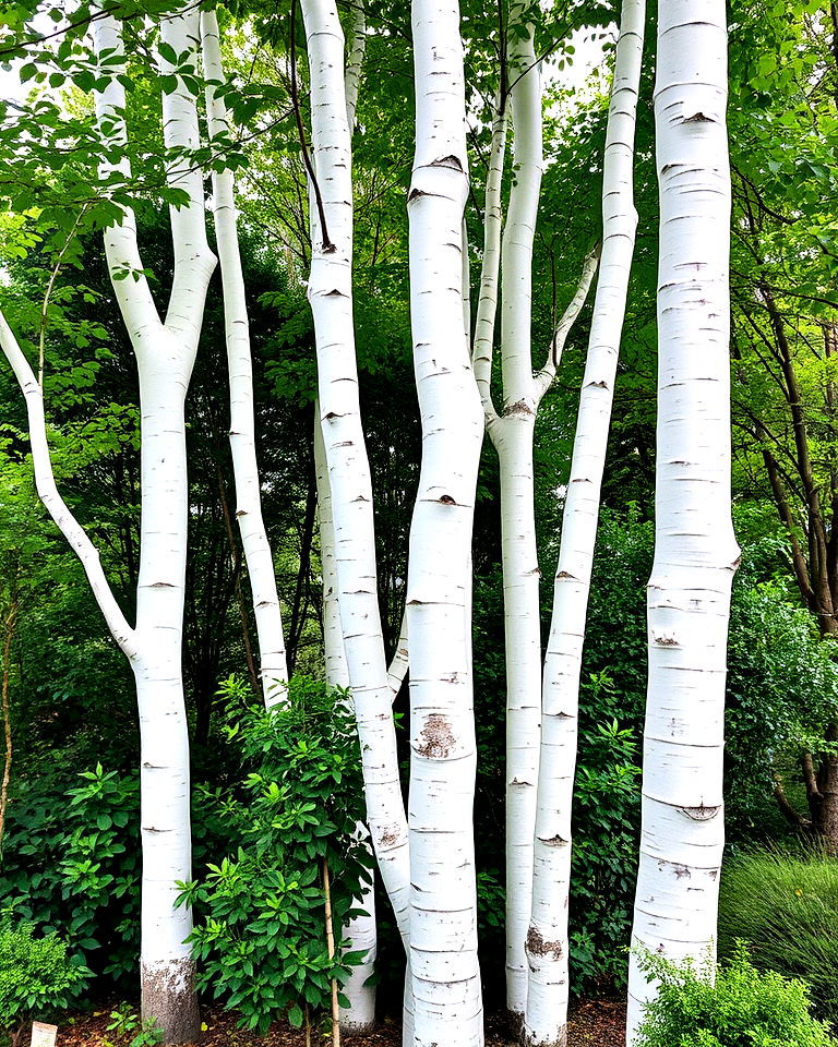himalayan birch boasts snowy white bark - 15 Trees With White Bark